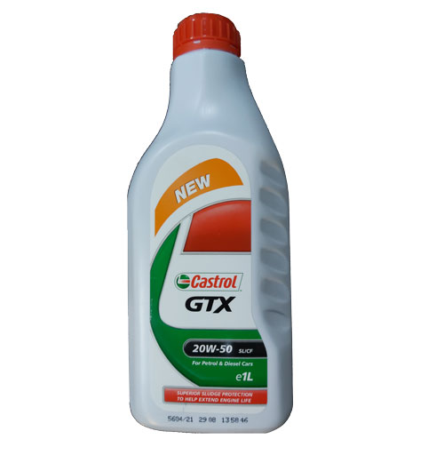 castrol-gtx-1.jpg روغن موتور 20W-50 کاسترول مدل GTX SL حجم 1 لیتر موتورسیکلت