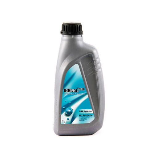 iranol-12000-20w50-1l.jpg روغن موتور 20W-50 ایرانول مدل 12000 SJ حجم 1 لیتر