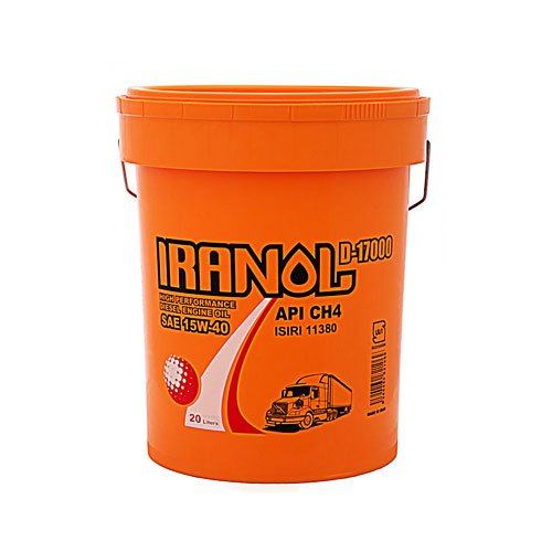 iranol-17000-15w40-20l.jpg روغن موتور 15W-40 ایرانول مدل 17000 CH4 حجم 20 لیتر