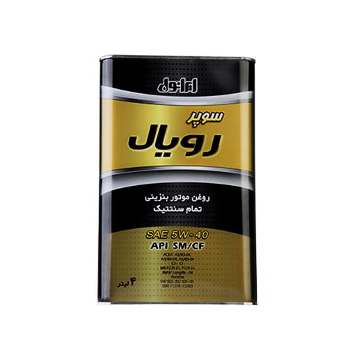 iranol-super-royal-5w40-4l.jpg روغن موتور 5W-40 ایرانول مدل سوپر رویال SM حجم 4 لیتر