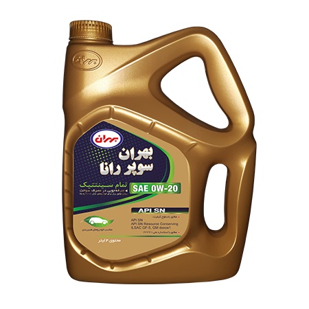 super-rana-0-20.jpg روغن موتور 0W-20 بهران سوپر رانا SN حجم 4 لیتر-