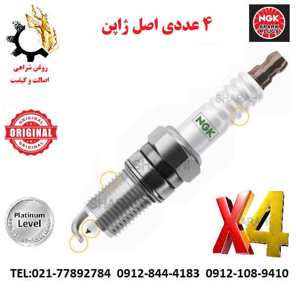 1 شمع سوزنی NGK بی وای دی S6 اصلی ساخت ژاپن