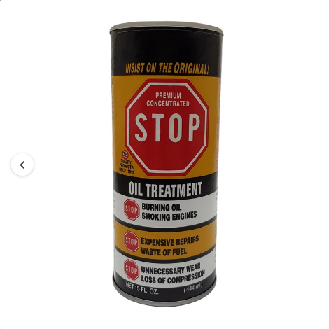 مکمل روغن stop مکمل روغن خودرو استاپ STOP مدل S118 حجم 444 میلی لیتر (ضد دود)