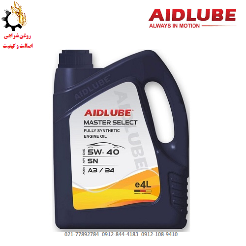 روغن موتور آیدلوب مدل 5W40 Sn حجم چهار لیتر - روغن موتور 5W-40 ایدلوب SN حجم 4 لیتر